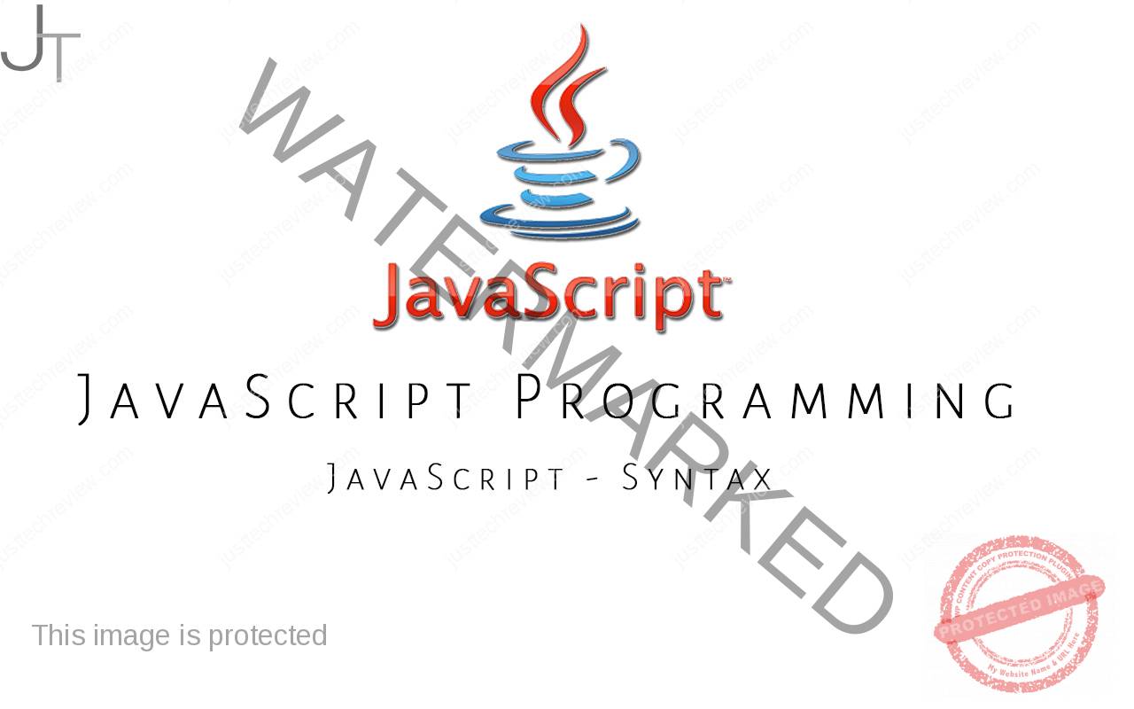 JavaScript - Syntax