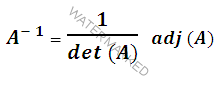 Inverse of a Matrix