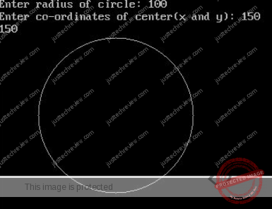 Midpoint Circle Algorithm in C and C++