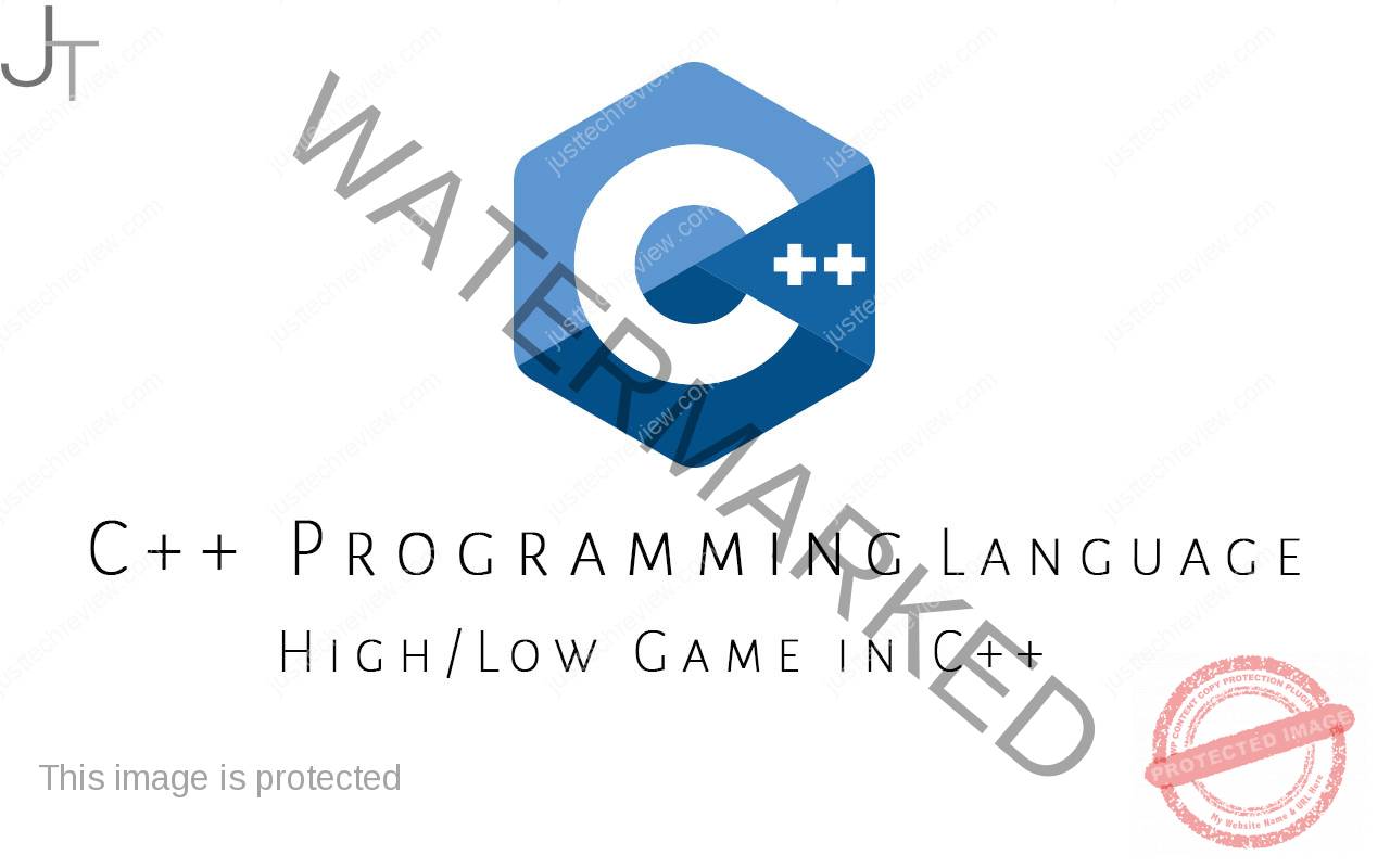 High/Low Game in C++