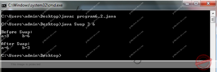 Java program to swap two numbers without using a temp variable