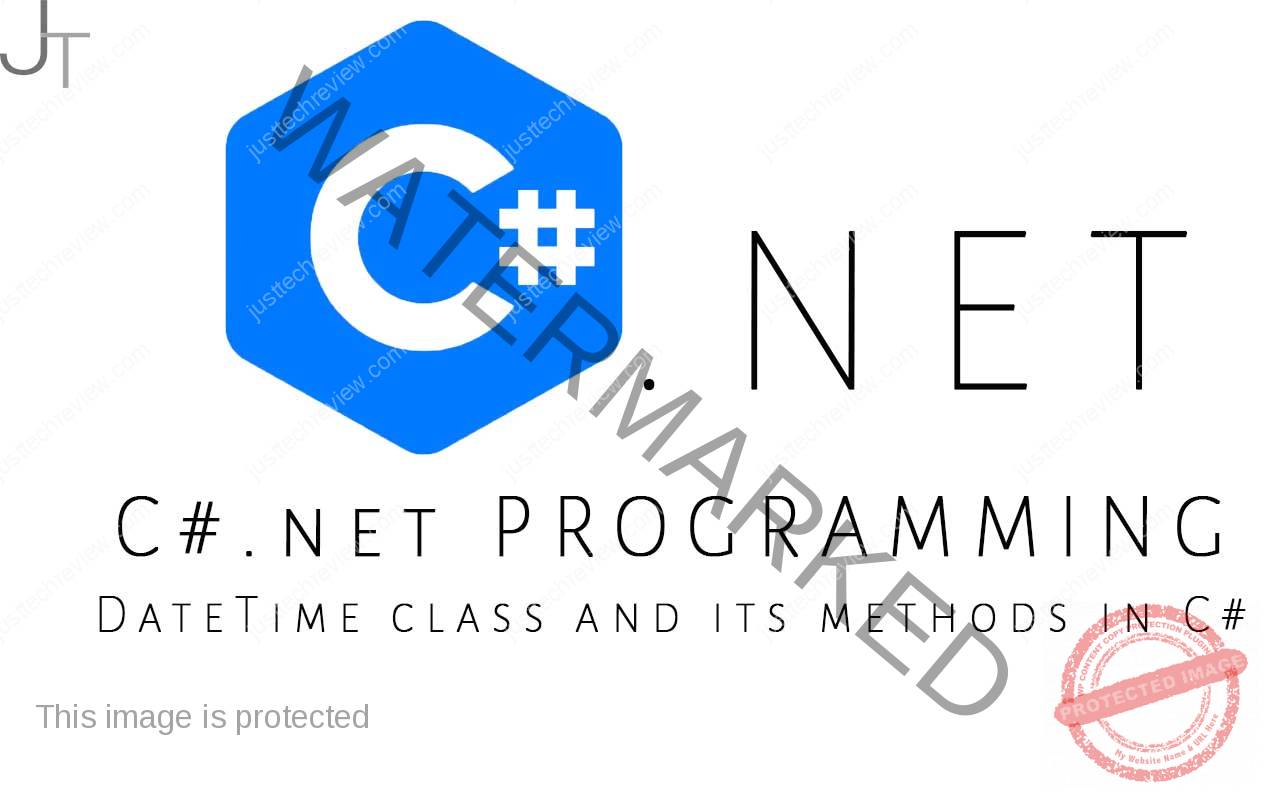 DateTime class and its methods in C#