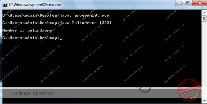 Number Palindrome in Java