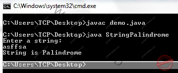 String Palindrome in Java