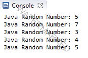 Generate Random Number in Java in a Range