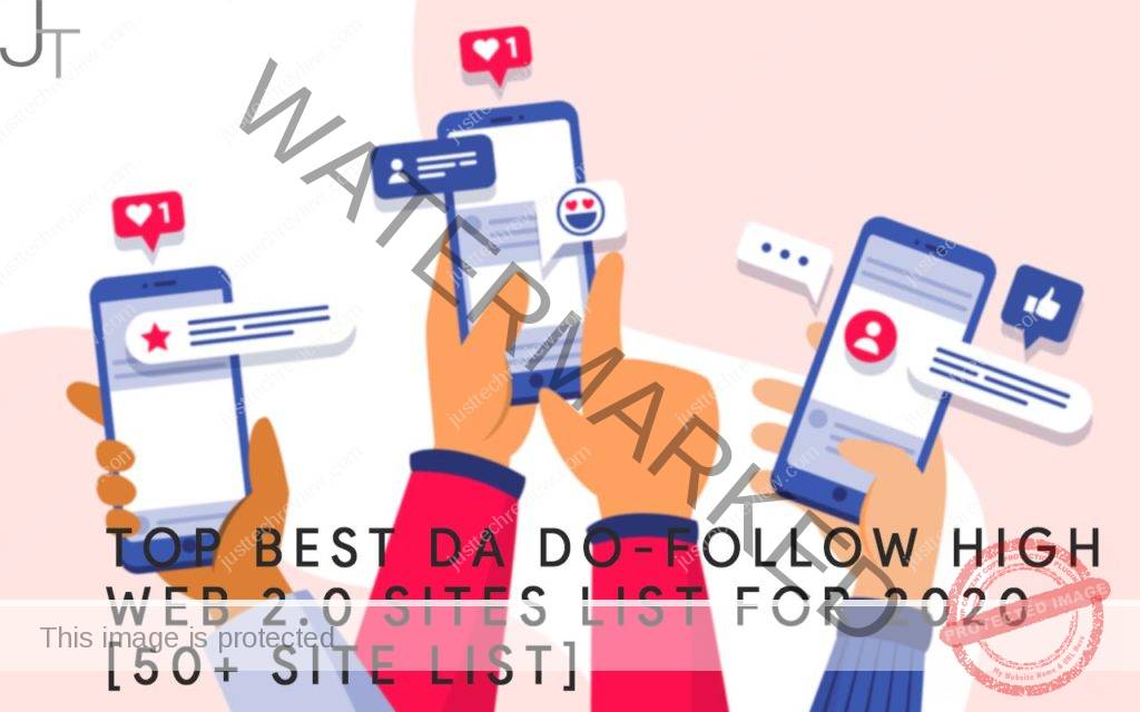 BEST DA DO-FOLLOW HIGH WEB 2.0 SITES LIST FOR 2020 [50+ SITE LIST]