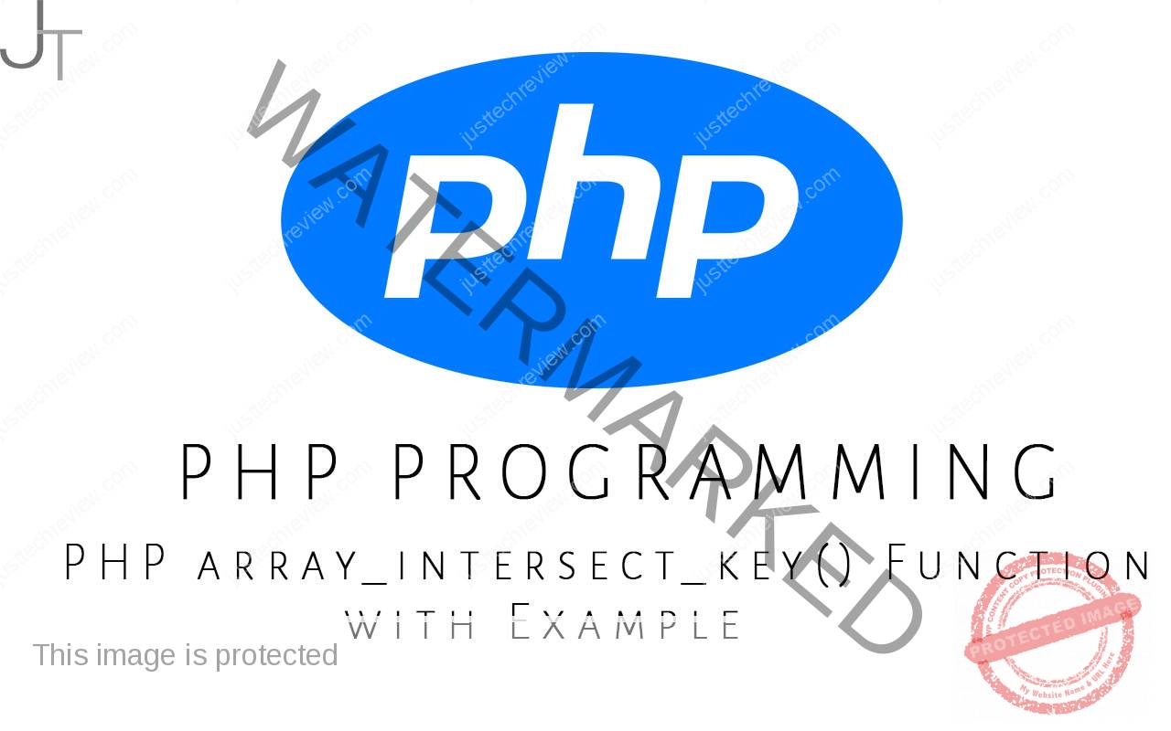 PHP array_intersect_key() Function with Example