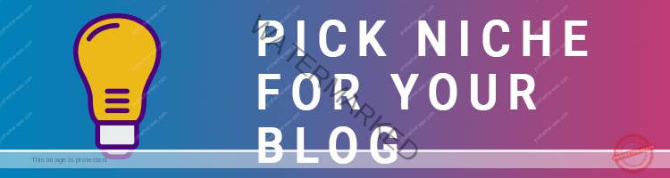 Choose a Right Niche for Your Blog