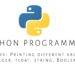 Python: Printing different values (integer, float, string, Boolean)