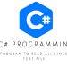 C# program to read all lines of a text file