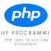 PHP code to get time difference