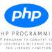 PHP program to convert string to uppercase without using the library function