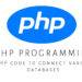 PHP code to connect various databases