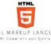 HTML Comments and Quotations